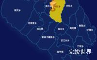 echarts陇南市宕昌县geoJson地图点击地图获取经纬度效果